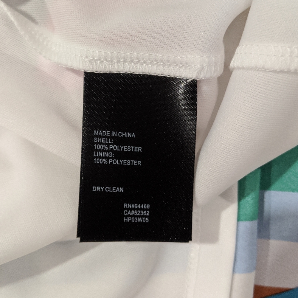๐SOLD๐๐NWT Laundry by Shelli Segal colorful striped maxi - Picture 6 of 8